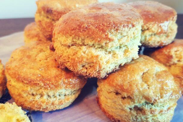 Air Fryer Sugared scones